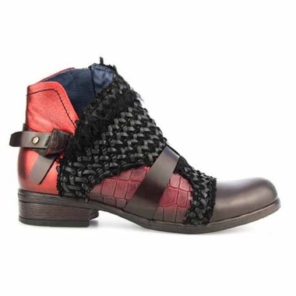 UNITY IN DIVERSITY Lauper Mixed Media Boots 37 - Picture 1 of 8